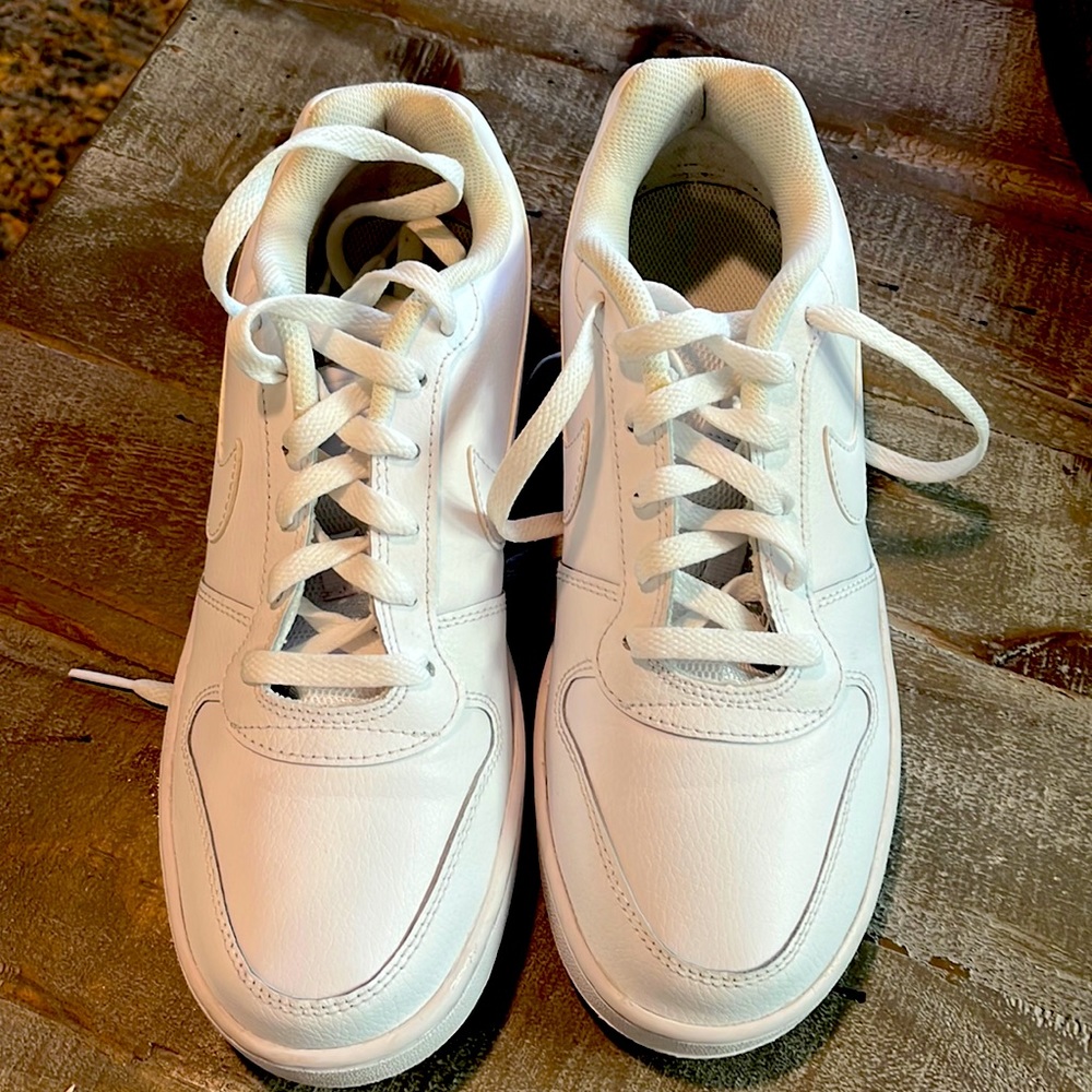 Mens Nike Ebernon Low Triple White size 7